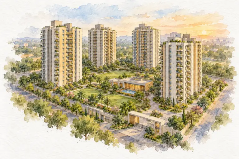 Illustration of Aastha Apartments