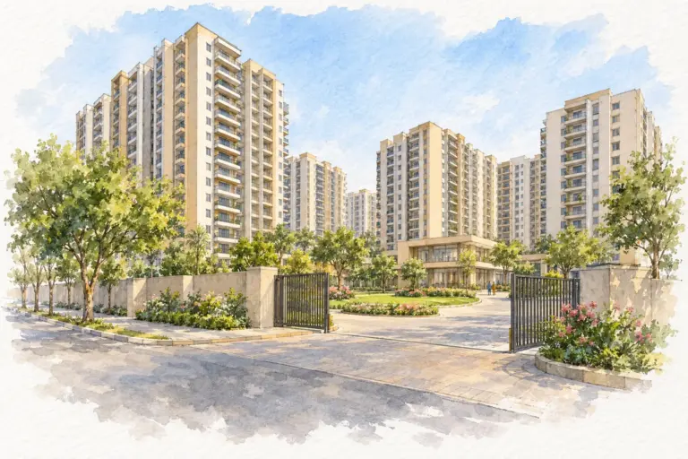 Illustration of Aims Green Avenue