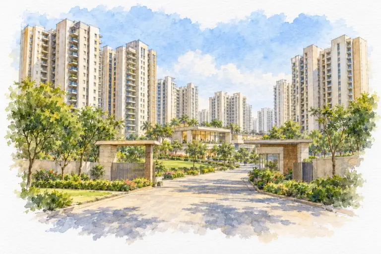 Illustration of Ajnara Homes 121