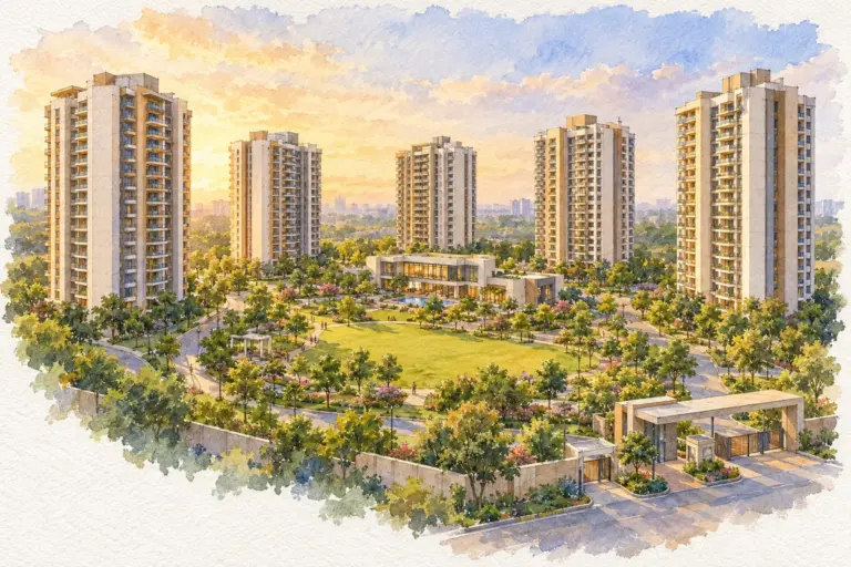 Illustration of Ajnara Panorama