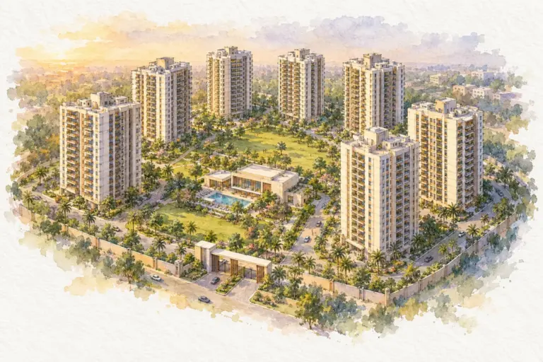 Illustration of Akashdarshan Apartments