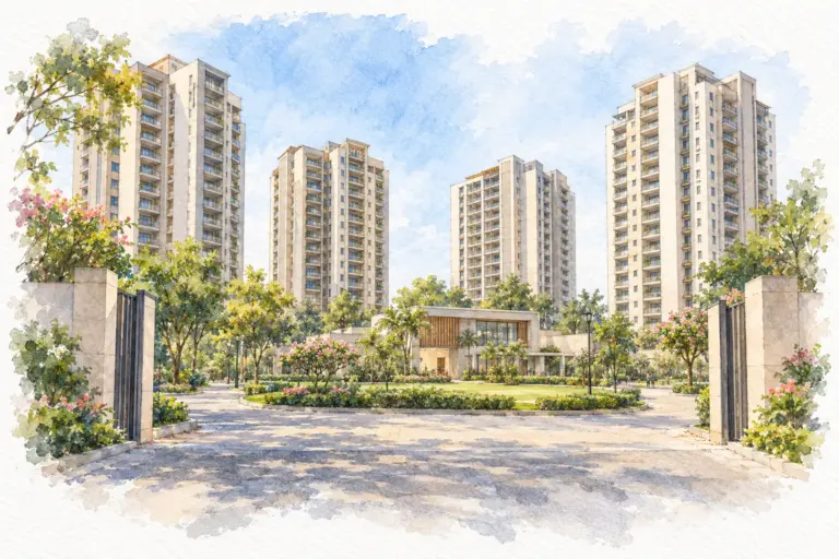 Illustration of Amrapali Apartment