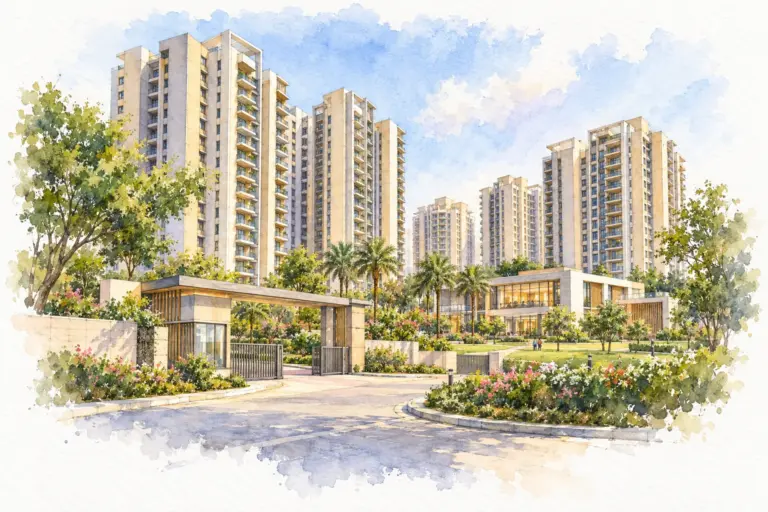 Illustration of Amrapali Centurian Park