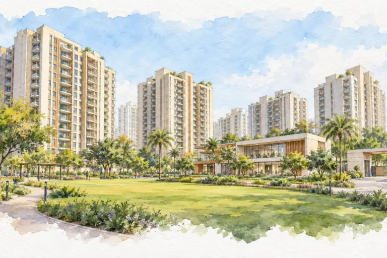 Illustration of Amrapali Crystal Homes