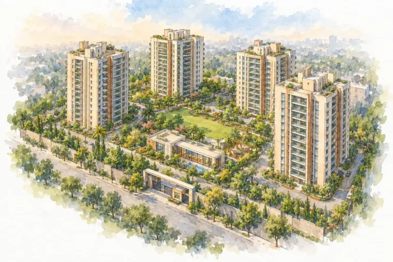Illustration of Amrapali Eden Park