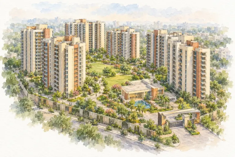 Illustration of Amrapali Heartbeat City
