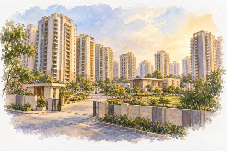 Illustration of Amrapali Pan Oasis