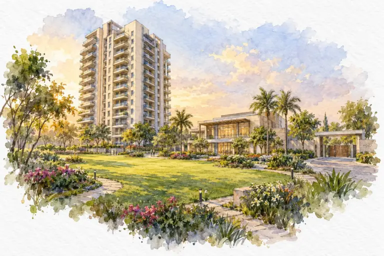 Illustration of Anand Niketan CGHS