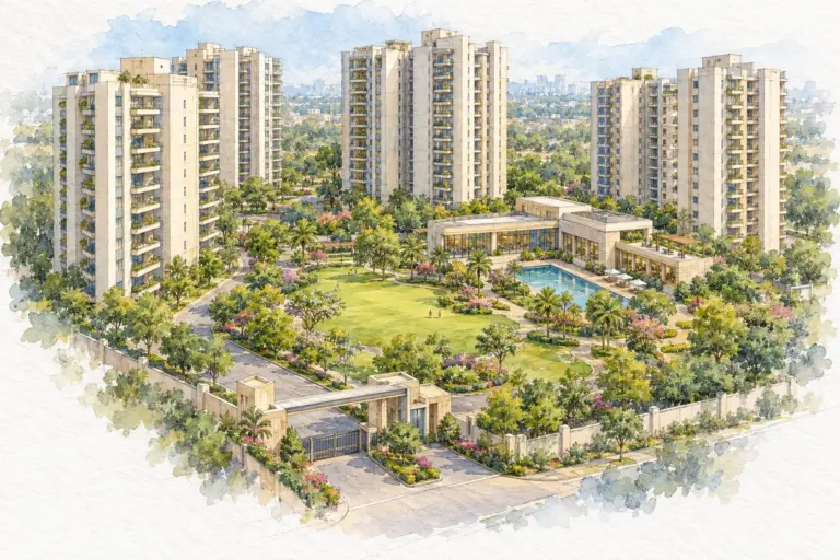 Illustration of Anant Raj The Estate Floors