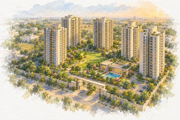 Illustration of Anant Raj The Estate Residences