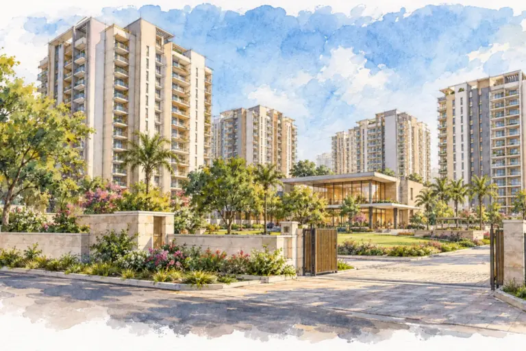 Illustration of Ansal Esencia-Mulberry Homes