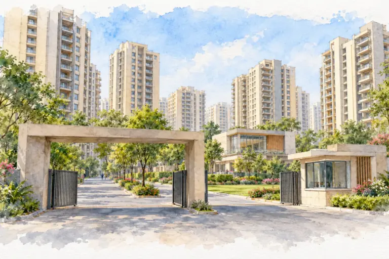 Illustration of Ansal Harmony Homes