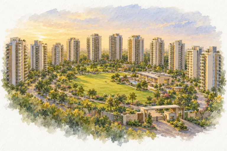 Illustration of Ansal Height 86