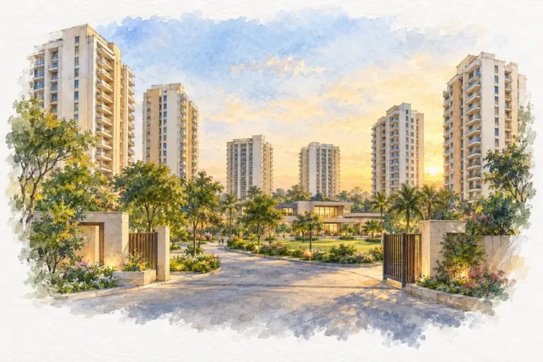Illustration of Ansal Heights 92