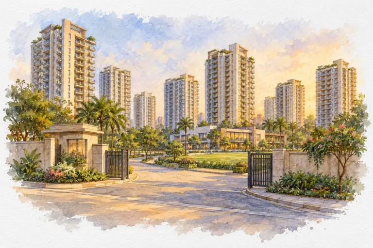 Illustration of Antriksh Apartment