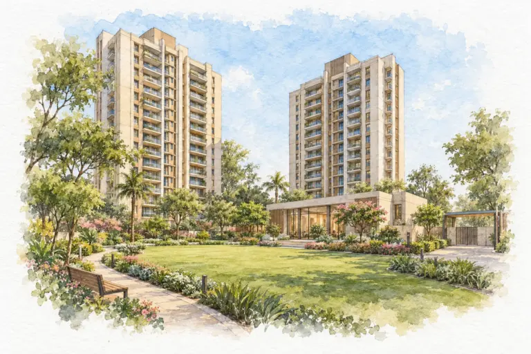 Illustration of Antriksh Central Avenue
