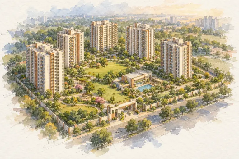 Illustration of Antriksh Forest
