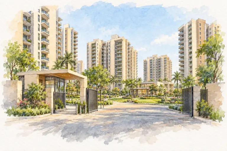 Illustration of Antriksh Golf Link