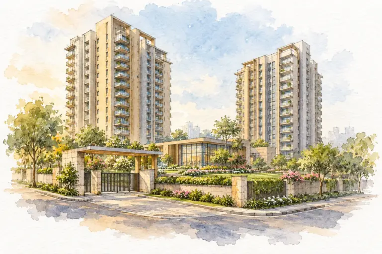 Illustration of Apex Apartments