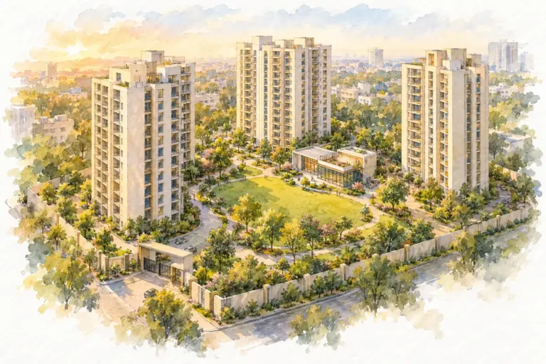 Illustration of Aradhya Homes
