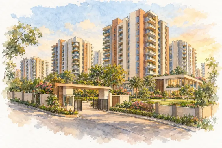Illustration of ARP Aashiyana Apartments