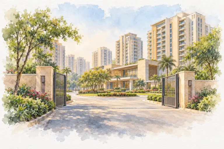 Illustration of Ashirwad Apartment
