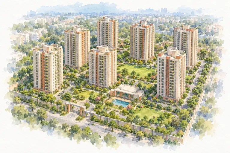 Illustration of Associated Apartments