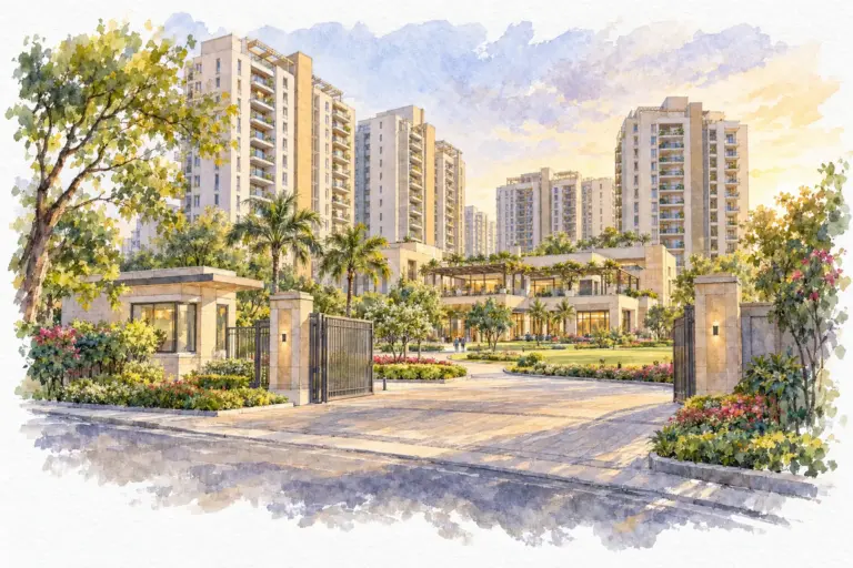 Illustration of AWHO Shanti Vihar