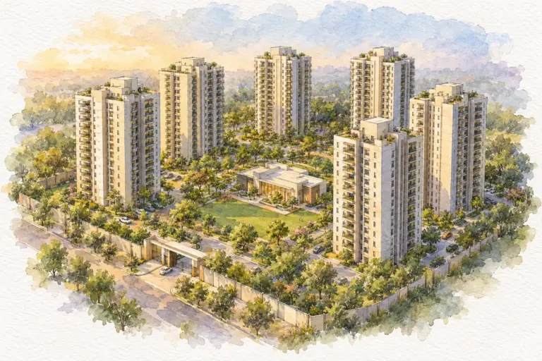 Illustration of Azad Apartment
