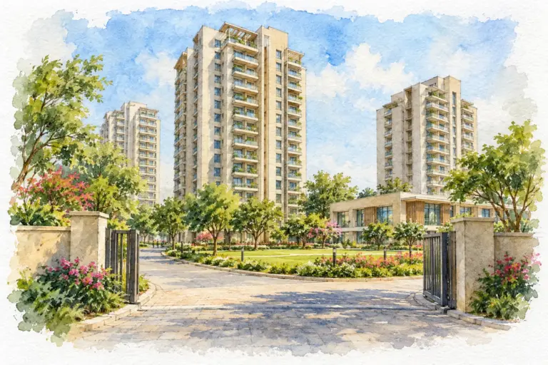 Illustration of Azad Hind Apartments