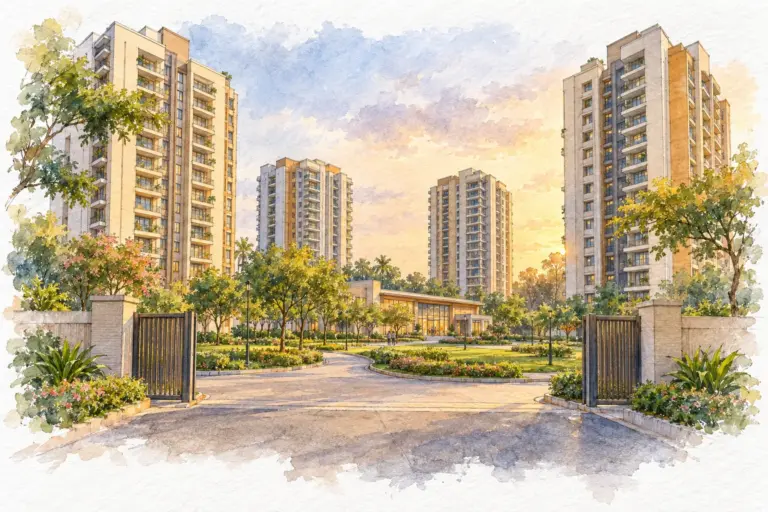 Illustration of Badhwar Apartments