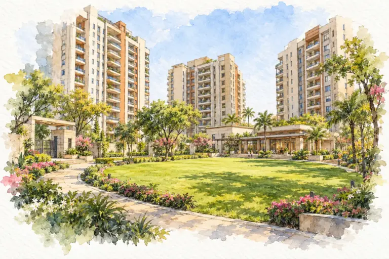Illustration of Basera Apartment Gurgaon