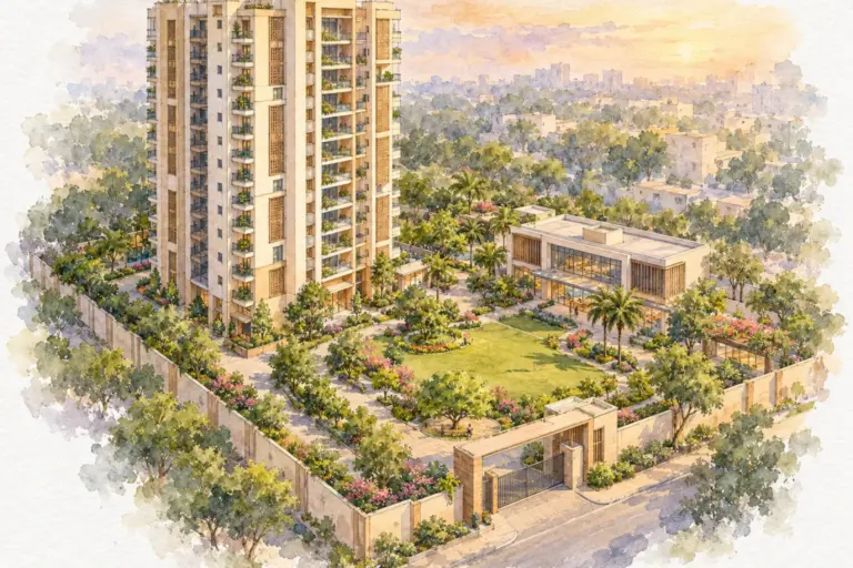 Illustration of Bhagyawan Apartment