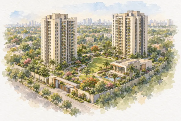 Illustration of Bhawani Apartments