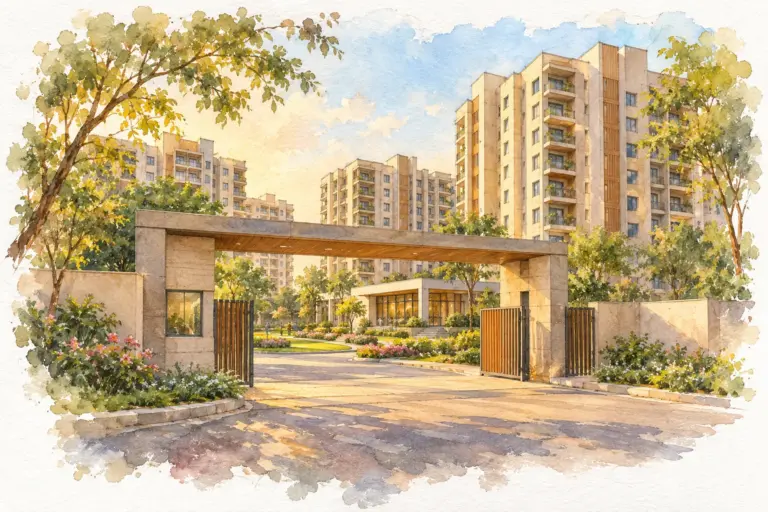 Illustration of Blue Diamond Residency