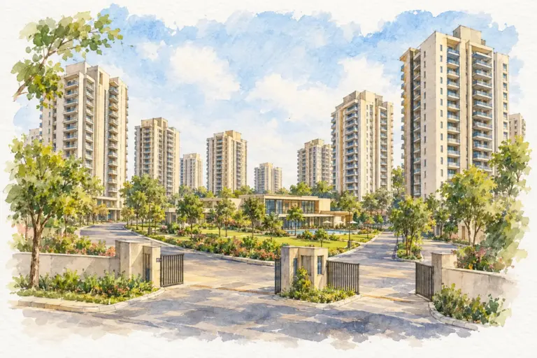 Illustration of BPTP Freedom Park Life