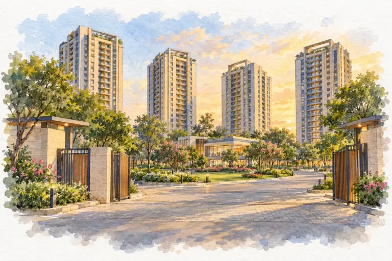 Illustration of Brahma Apartments