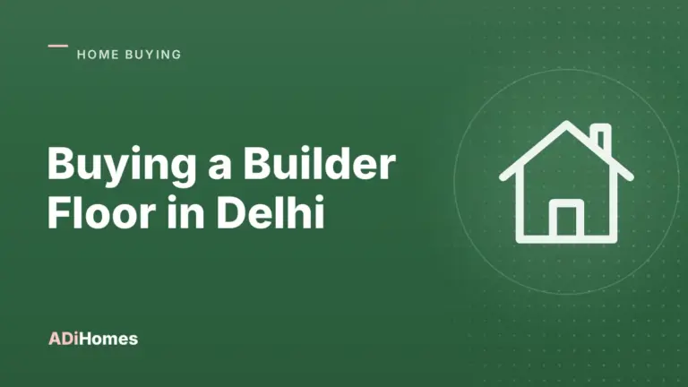 buying a builder floor in delhi plans title and roof rights cover 1