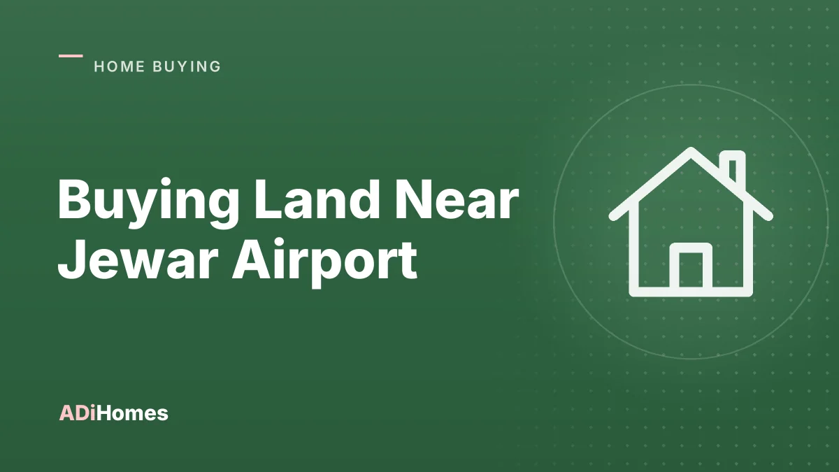 Buying Land Near Jewar Airport: Legal Checks Before You Pay