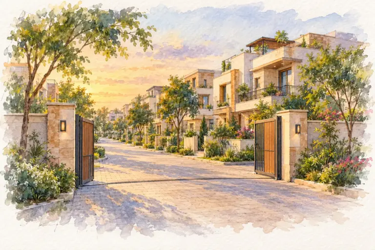 Illustration of CG Sun Villas