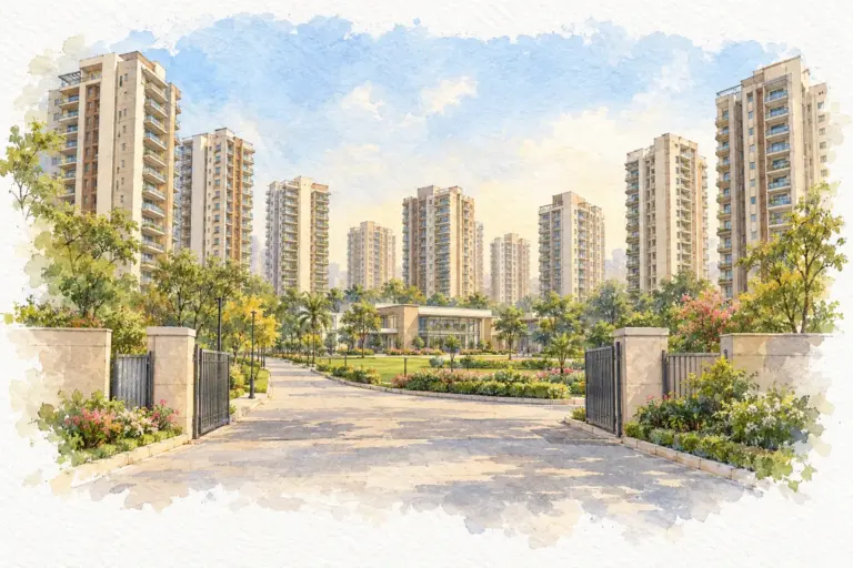 Illustration of CGHS Apoorva Apartments