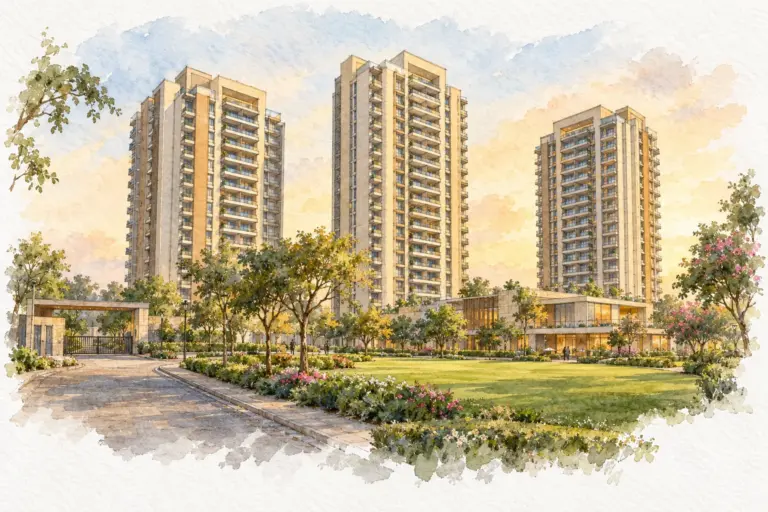 Illustration of CGHS Progressive Apartments