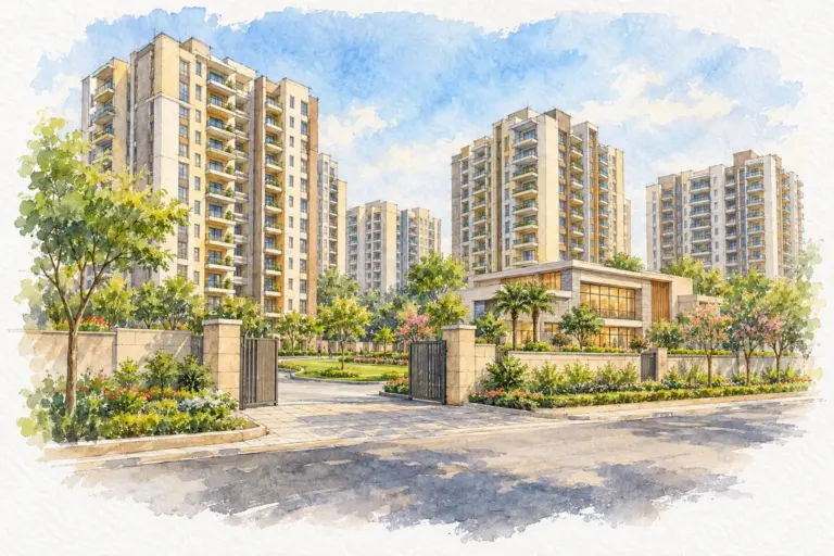 Illustration of Cosmos Shivalik Homes