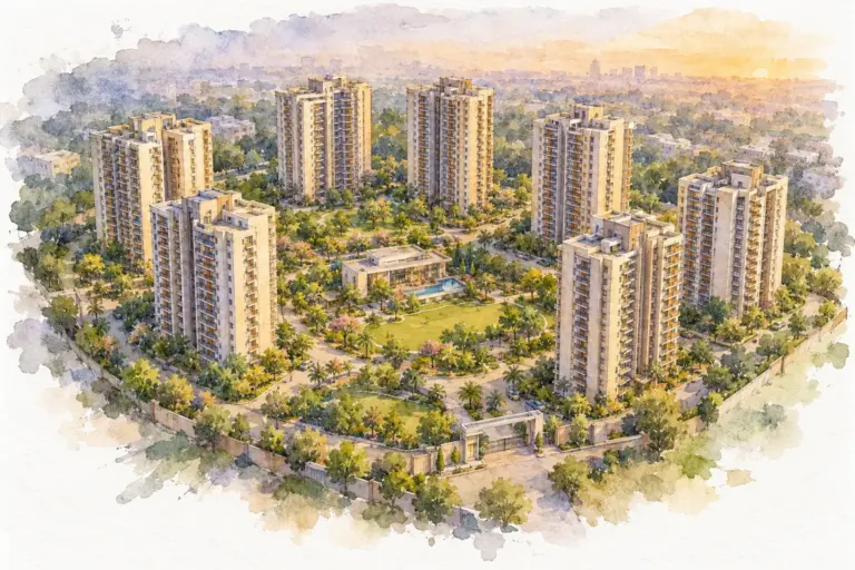 Illustration of Dataram Apartment