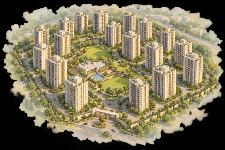 Illustration of DDA Divya Jyothi Apartments
