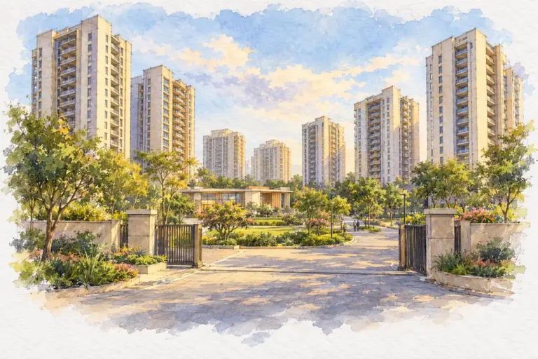 Illustration of DDA Dronacharya Apartments