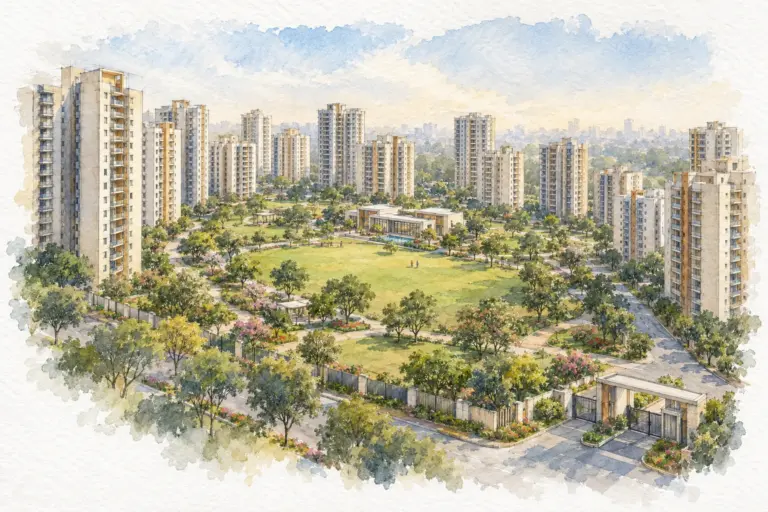 Illustration of DDA Flats Pocket E