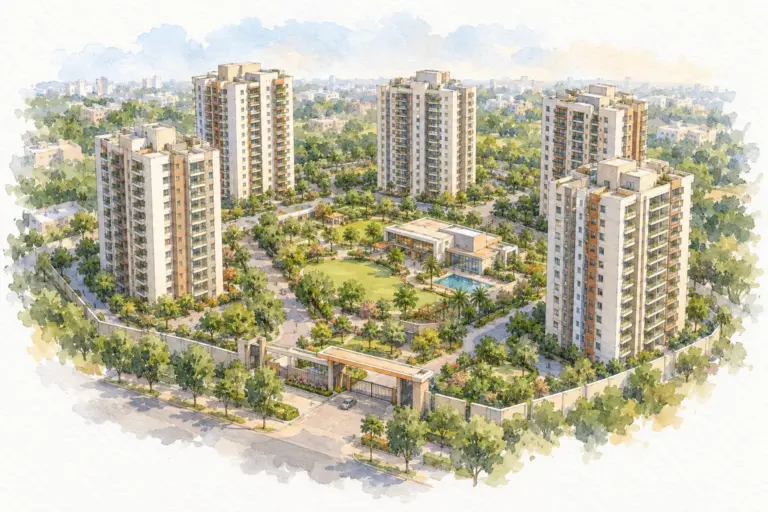 Illustration of DDA Flats Sector E Pocket 2
