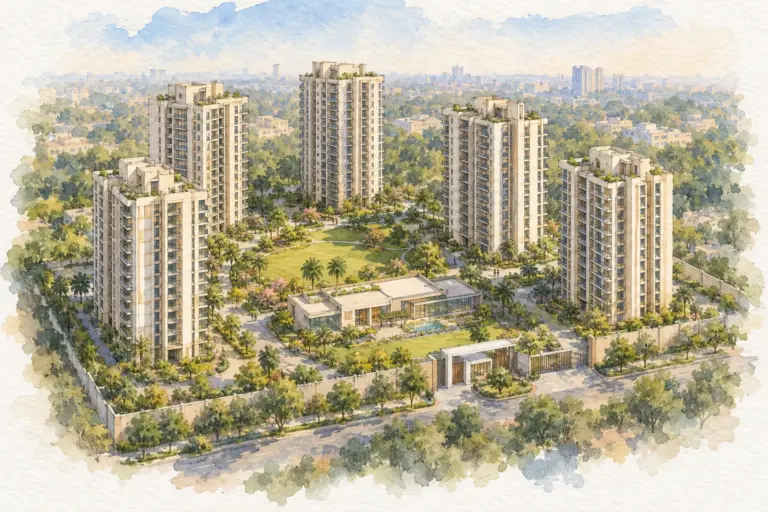 Illustration of DDA Indraprastha Apartment