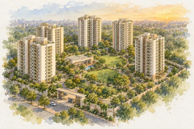 Illustration of DDA Kanungo Housing Society